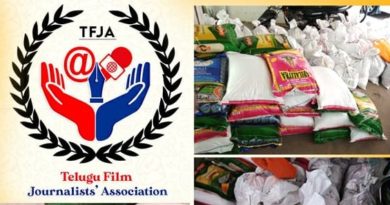 "Telugu Film Journalists Association" supports 35 cine journalists during corona crisis