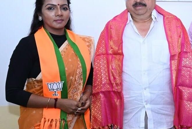 Popular Television Actress Swarnalatha Vemulapalli Joins BJP 